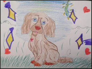 Un coloriage du héros de 'Chien comme chat'