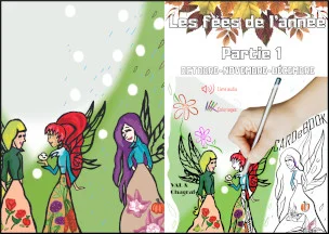 couverture de l'histoire animée Cardebook magie féérie 'Les fées de l'année'